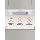 Технопапа · Вытяжка кухонная HOMSair CAMELIA POWER 60 белый, встраиваемая, 3 скорости, подвесная, 60 см