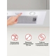Технопапа · Вытяжка кухонная HOMSair CAMELIA POWER 60 белый, встраиваемая, 3 скорости, подвесная, 60 см