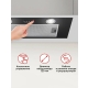 Технопапа · Вытяжка кухонная HOMSair CAMELIA POWER 60 черный, встраиваемая, 3 скорости, подвесная, 60 см