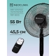 Технопапа · Напольный вентилятор Neoclima "RSF-5000", 55Вт, 3 скорости, пульт ДУ, LED дисплей