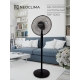 Технопапа · Напольный вентилятор Neoclima "RSF-5000", 55Вт, 3 скорости, пульт ДУ, LED дисплей