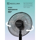 Технопапа · Напольный вентилятор Neoclima "RSF-5000", 55Вт, 3 скорости, пульт ДУ, LED дисплей