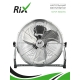Технопапа · Вентилятор бытовой напольный Rix NPSF-8000W, 90Вт, цвет хром, металл,
