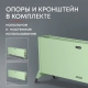 Технопапа · Конвектор обогреватель электрический ZEDER 15MX-12 GREEN, серия Blimey. Механическое управление