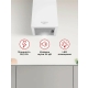 Технопапа · Вытяжка кухонная HOMSair PHLOX Push 40 белый, настенная, каминная, 3 скорости, 40 см
