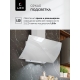 Технопапа · Кухонная вытяжка наклонная LEX Plaza GS 900 White, сенсорное управление, дисплей, таймер, отделка-стекло.
