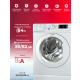 Технопапа · Стиральная машина INDESIT BWE 81282 L, с фронтальной загрузкой, 8кг, белый