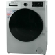 Технопапа · Стиральная машина KRAFT KF-MDS10147G, с функцией пара, инверторный двигатель, макс. загрузка 10 кг, серебристый/серый