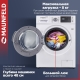 Технопапа · Стиральная машина автомат MAUNFELD MFWM1586WHS с сушкой, инвертором и паром, 15 программ стирки, узкая, 8 кг