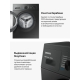 Технопапа · Узкая стиральная машина Samsung WW65AG4S20CXLP, 6.5кг, инверторная, обработка паром и механические переключатели, черная
