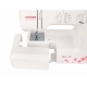 Технопапа · Швейная машина Janome MX-55, качающийся челнок, 15 швейных операций, подсветка, белая/розовая