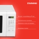 Технопапа · Микроволновая печь (СВЧ) Starwind SMW4220 белый, мощность 700Вт, объем 20л, электронное управление