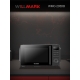 Технопапа · Микроволновая печь WILLMARK WMO-205DB (20л,700Вт, электр. ПУ, ручка д/л откр. дв,11 ур. мощн, черная)