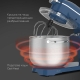 Технопапа · Планетарный миксер / кухонная машина 2в1 BQ MX852 Синяя / Мощность 1800 Вт / 10 скоростей