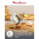 Технопапа · Стационарный ручной миксер Moulinex PrepMix+ Standbowl HM464110 с автовращением чаши и низким уровнем шума, 500 Вт, белый/ серый