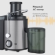 Технопапа · Соковыжималка электрическая BQ J1000 Steel-black / 900 Вт / 2 скорости