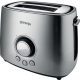 Технопапа · Тостер Gorenje T1000E серебристый/черный, мощность 1000Вт, количество отделений: 2, длина сетевого шнура 0.75м