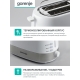 Технопапа · Тостер Gorenje T850WE белый, мощность 720Вт, количество отделений: 2, длина сетевого шнура 0.82м