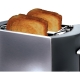 Технопапа · Тостер Polaris PET0812A черный/матовый, мощность 800Вт, 2 отсека, 6 режимов работы