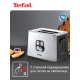 Технопапа · Тостер для хлеба Tefal Cube TT420D30 с двумя слотами, серебристый/черный