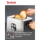 Технопапа · Тостер для хлеба Tefal Cube TT420D30 с двумя слотами, серебристый/черный