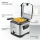 Технопапа · Фритюрница Blackton Bt DF1110 Черно-серебристая / 900 Вт / 1.5 л / Регулировка температуры