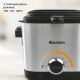 Технопапа · Фритюрница Blackton Bt DF1110 Черно-серебристая / 900 Вт / 1.5 л / Регулировка температуры