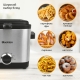 Технопапа · Фритюрница Blackton Bt DF1110 Черно-серебристая / 900 Вт / 1.5 л / Регулировка температуры