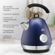Технопапа · Чайник электрический BQ KT1826SW Синий / Металлический / 1.7 л 2200 Вт