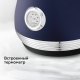 Технопапа · Чайник электрический BQ KT1826SW Синий / Металлический / 1.7 л 2200 Вт