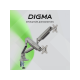 Технопапа · Кронштейн для мониторов жк Digma D-MM302D серый 17"-35" макс.9кг крепление к столешнице поворот и наклон