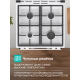 Технопапа · Плита комбинированная Gorenje GK6A20WF белый, газовых конфорок 4, духовка: электрическая, объем духовки 65л