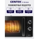 Технопапа · Микроволновая печь CENTEK CT-1560 Black: 700Вт, 20л, 5 режимов, таймер, подсветка, микроволновка СВЧ