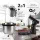 Технопапа · Ручной миксер с чашей ENDEVER SIGMA-12, 5 скоростей, 2 насадки