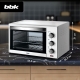 Технопапа · Духовка электрическая BBK OE3027M бело-серый, объем камеры 30 л, мощность 1600 Вт, гриль, жарка, запекание