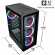 Технопапа · Корпус Ginzzu CL325 ATX , 4*12см FRGB FAN боковая и передняя панель стекло