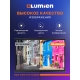 Технопапа · Экран на штативе для проектора Lumien Eco View, 119″, 220x220см (раб. область 214х214 см) Matte White, 1:1