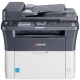 Технопапа · МФУ лазерный Kyocera FS-1025MFP черно-белая печать, A4, цвет белый [1102m63ru0/ruv/ru2/nx2]