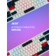 Технопапа · Клавиатура Acer OKR302 механическая белый USB беспроводная BT/Radio for gamer для ноутбука LED