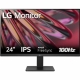 Технопапа · 23.8" Монитор LG 24MR400-B безрамочный, IPS Full HD 1920x1080, 100 Гц, AMD FreeSync™, HDMI, VGA, 22 Вт, черный