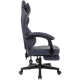Технопапа · Кресло геймерское Knight Lord/F темно-синий экомех крестов. пластик подст. для ног