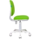 Технопапа · Кресло детское Бюрократ CH-W213/TW-18 салатовый TW-18 (пластик белый)