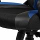 Технопапа · Кресло игровое компьютерное Zombie 9 BLUE черный/синий, текстиль/эко. кожа, крестовина пластик