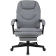 Технопапа · Бюрократ Кресло руководителя Бюрократ CH-868N-F серый эко. кожа крестов. пластик подст. для ног
