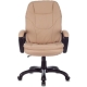 Технопапа · Кресло руководителя Бюрократ CH-868N бежевый Or-14 искусственная кожа крестовина пластик