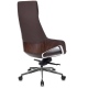 Технопапа · Бюрократ Кресло руководителя Бюрократ _DAO-2 коричневый кожа с подголов. крестов. алюминий