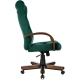 Технопапа · Кресло руководителя Бюрократ T-9928WALNUT Fabric зеленый Italia Green крестов. металл/дерево