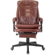 Технопапа · Бюрократ Кресло руководителя Бюрократ T-9950MSG-F коричневый эко. кожа крестов. пластик подст. для ног