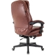 Технопапа · Бюрократ Кресло руководителя Бюрократ T-9950MSG-F коричневый эко. кожа крестов. пластик подст. для ног