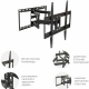 Технопапа · Кронштейн для телевизора настенный наклонно-поворотный Arm Media COBRA-50 / до 55 дюймов / vesa 400x400